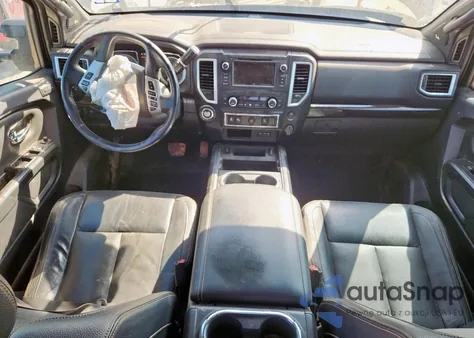 2019 Nissan Titan Platinum Reserve z USA, uszkodzony, nr VIN 1N6AA1E67KN529291